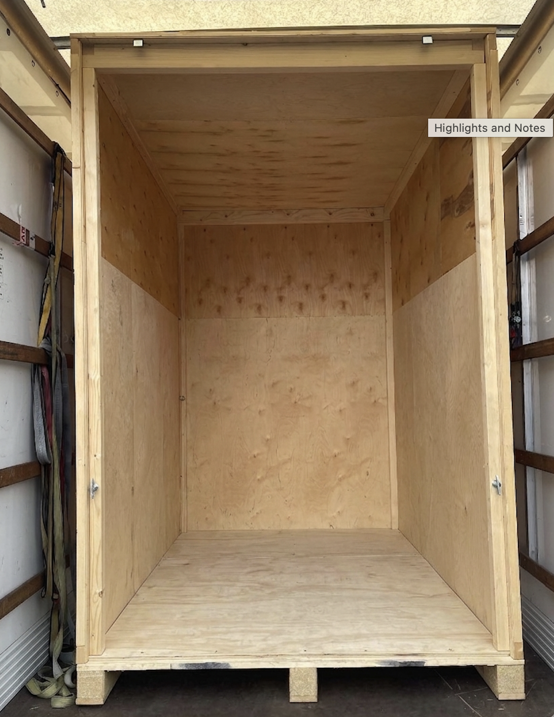 Storage container for Loughton Removals